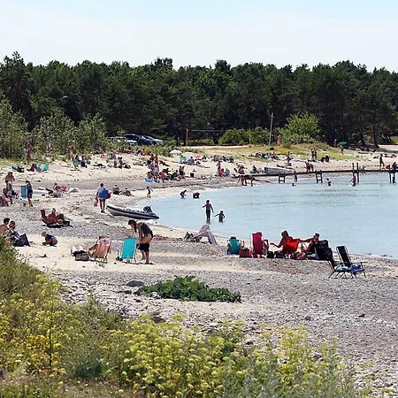 1A, Stuga Med 50M Till Strand Byxelkrok Exterior photo